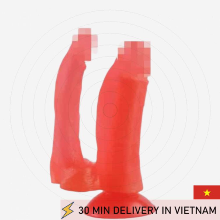 Jaga Jaga No8 Double Dildo 17cm Dual Pleasure Toy 