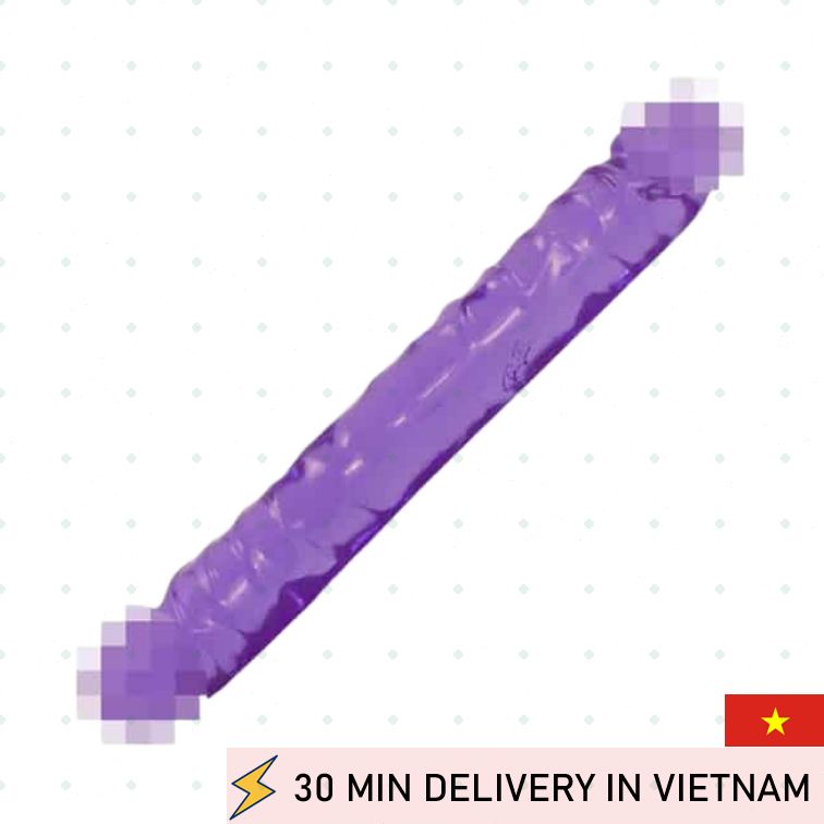 Double Dildo Crystal Jellies 30cm Flexible Fun 