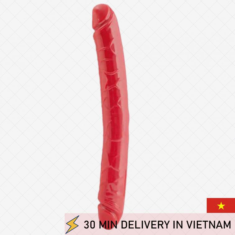 Double Ended Dildo 31cm Flexible Dual Penetration Fun 