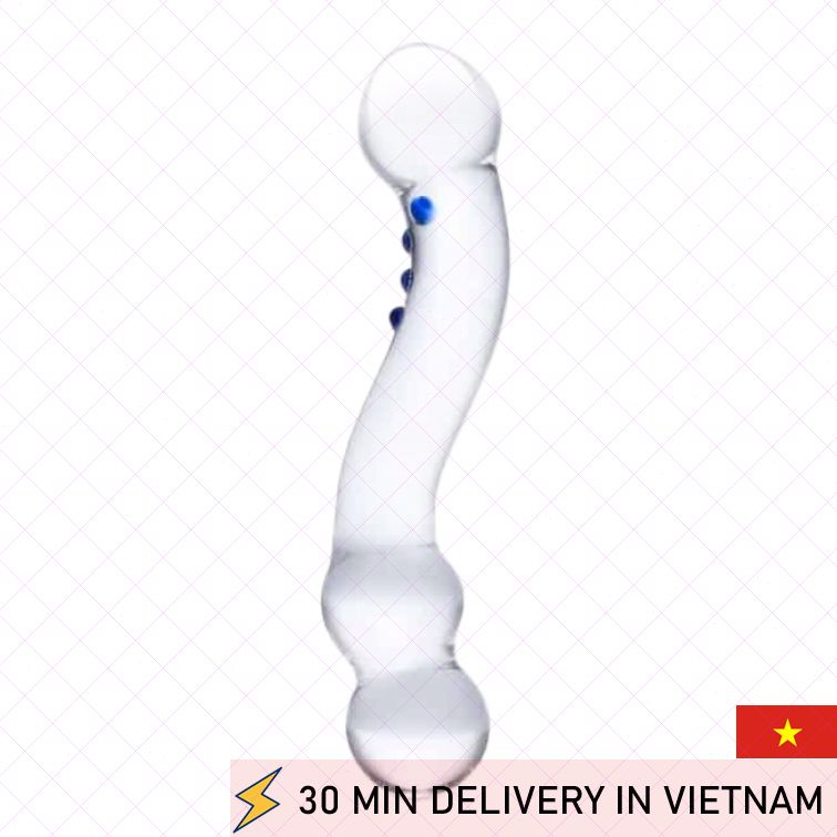 Glass G Spot Dildo Curved Elegant Stimulation 