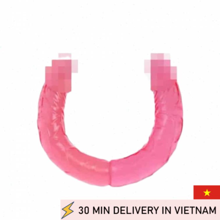 Double dong flexible 36cm dual penetration pleasure 