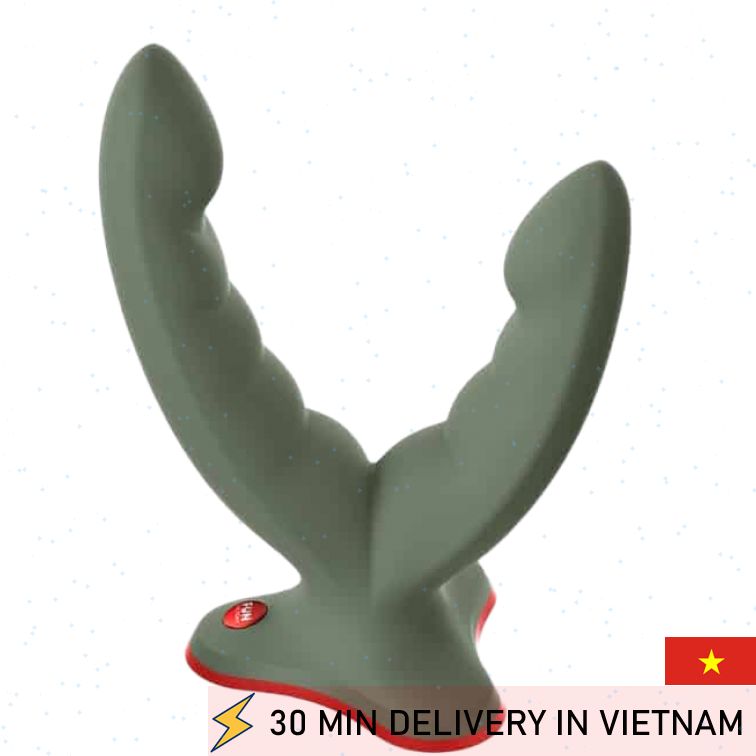 Fun Factory Ryde Double Dildo Green Flexible Toy 