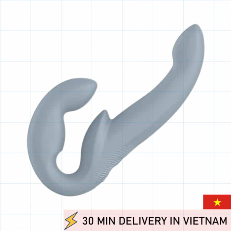Strapless Vibrating Strap On Couple Toy Pro 