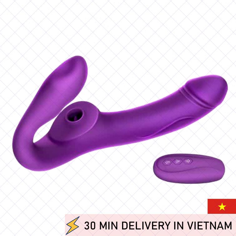 Erocome Cancri Strapless Vibrating Strap On 