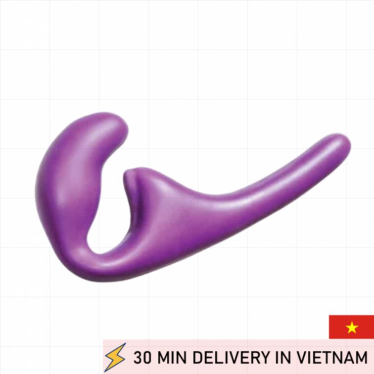 Strapless Strap On Purple Anal Double Pleasure 