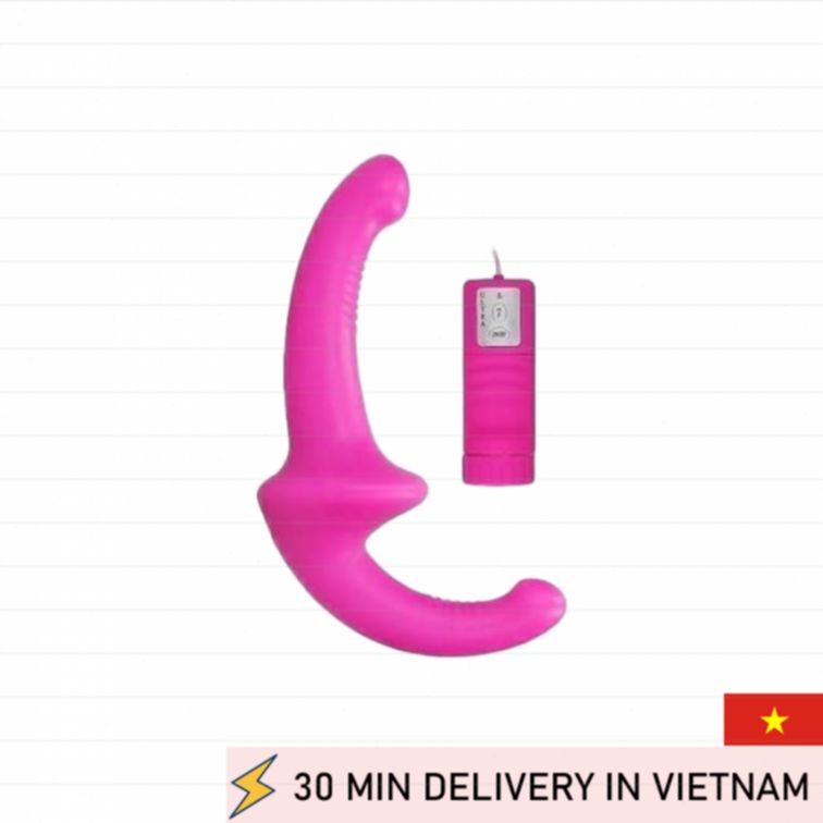 Strapless Vibrating Strap On Remote Control Toy 