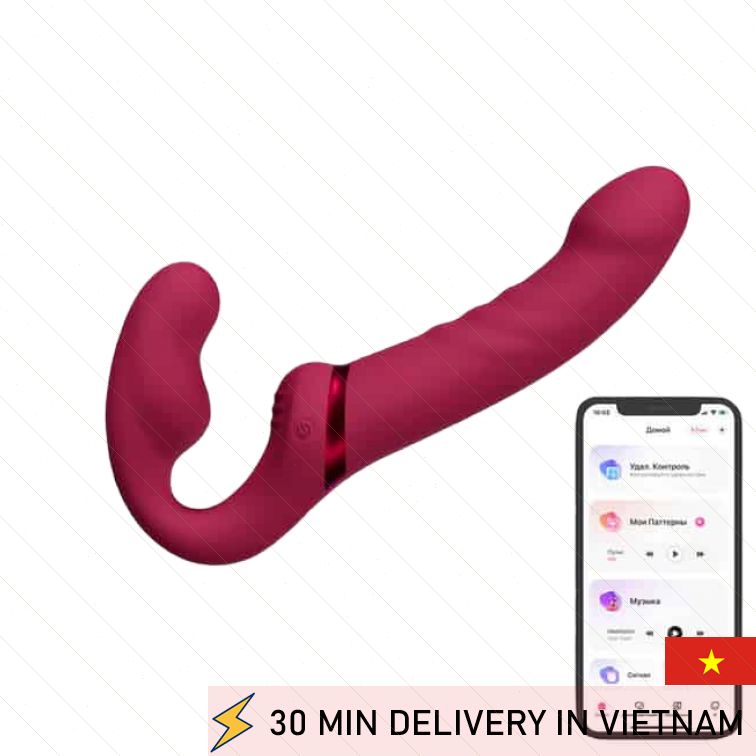 Strapless Strap On Vibrator App Control Couple 