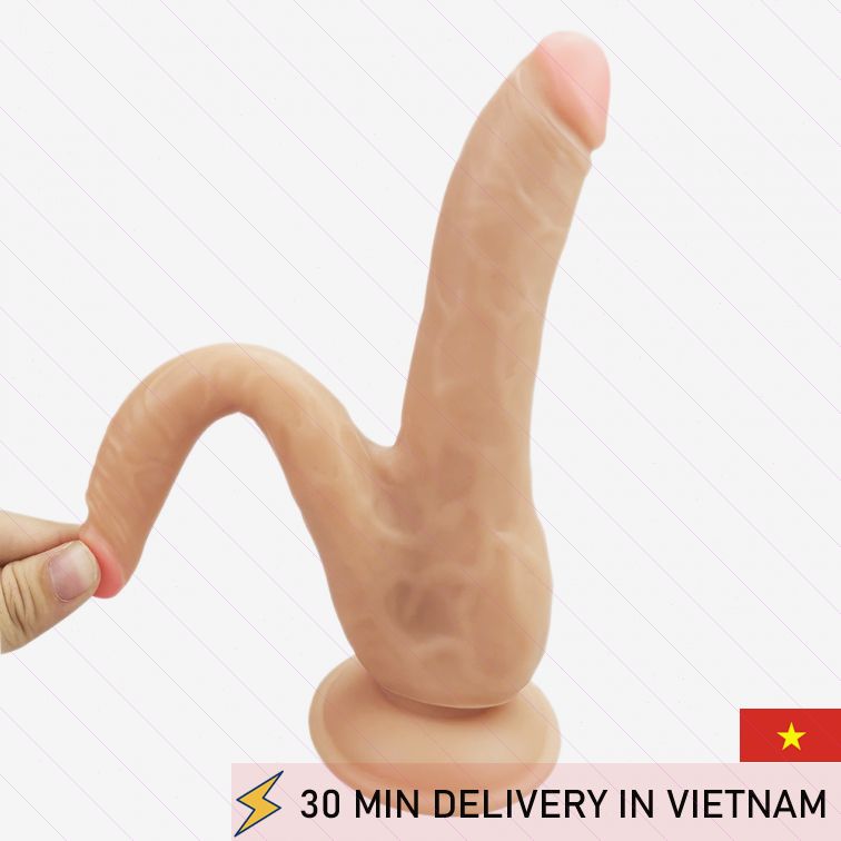 Double Dildo Beginner 8 Inch Dual Entry 