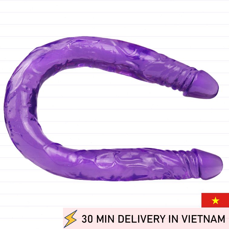Double Ended Dildo Purple 22 Inch Long 