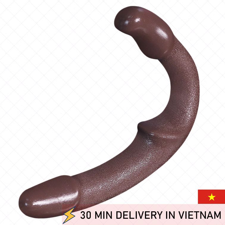 Strapless Dildo 12 Inch Soft Double Ended Play 