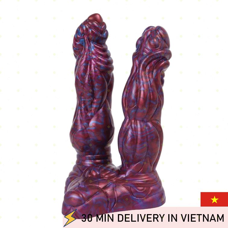 Double Dragon Dildo Fantasy Huge Anal Play Toy 