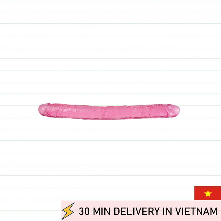 14 Inch Double Ended Dildo Jelly Flexible Dual Toy 