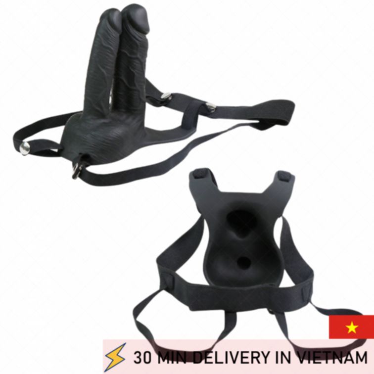 Double Penetration Strap On Vibrator Deep Pleasure 