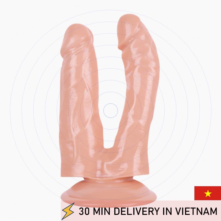 Double Penetration Dildo 6 Inch Real Feel 