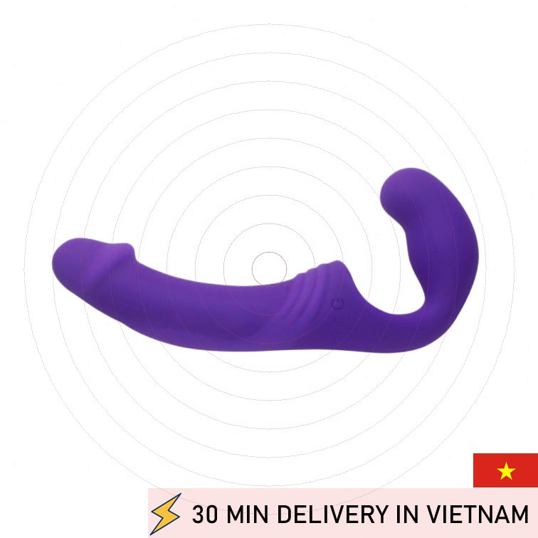 Strapless Double Dildo Couple Pleasure Toy 