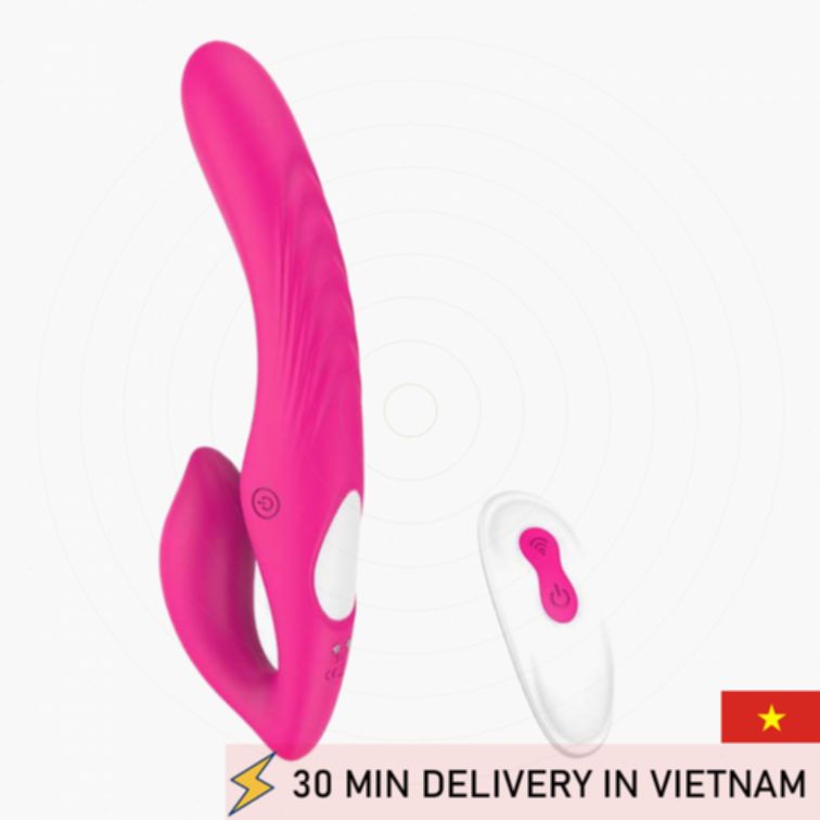 Lesbian Vibrating Dildo Dual Stimulation Toy 