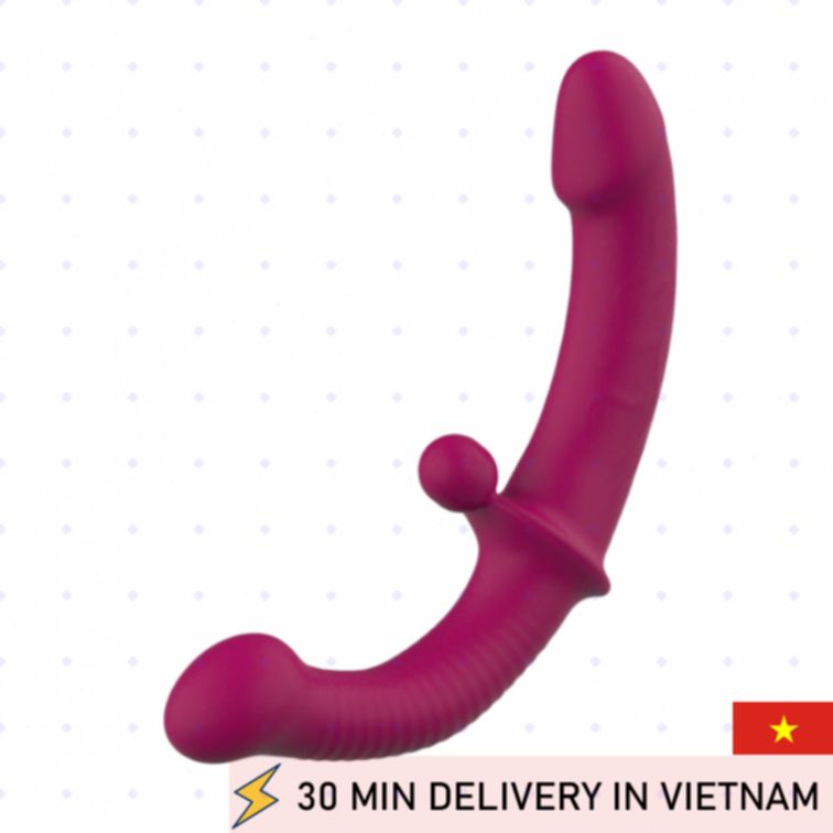 Double Dildo Clit Ball Stimulator Dual Fun 