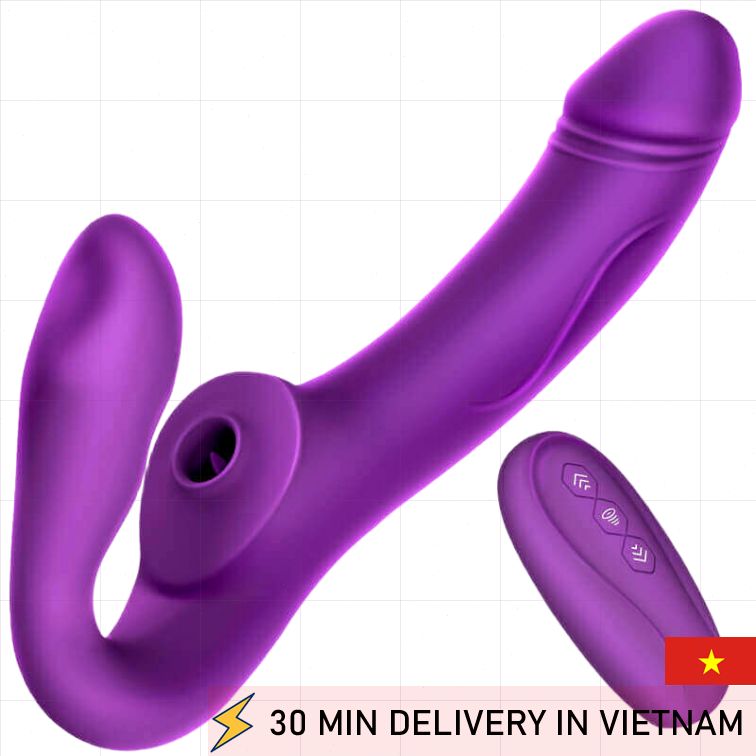Erocome Cancri Strapless Vibrating Dildo Dual Stim 