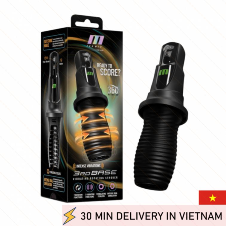 M For Men 3rd Base Rotating Vibrator Male Toy 