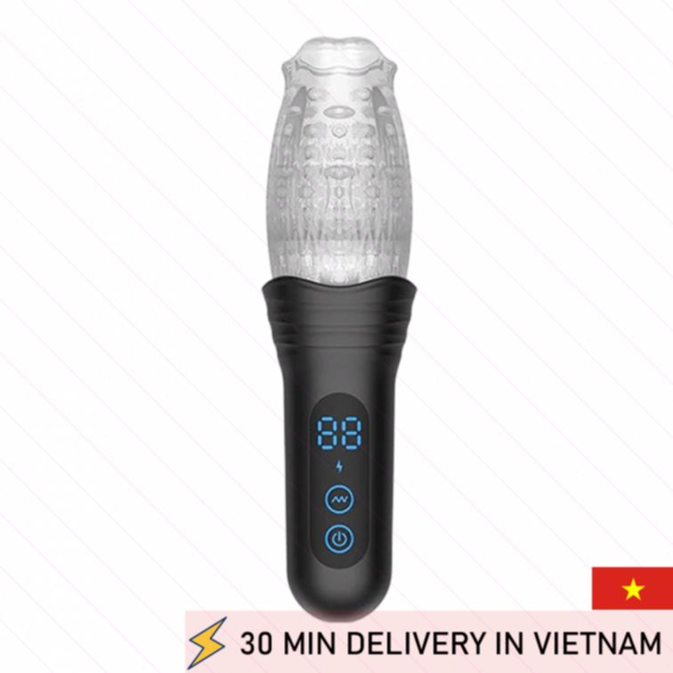 Thrusting Male Masturbator Rose Pro rotating vibrating 