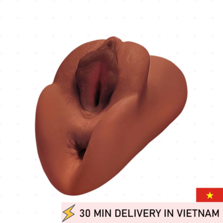 Double Stroker Masturbator Real Feel Dual Channel 