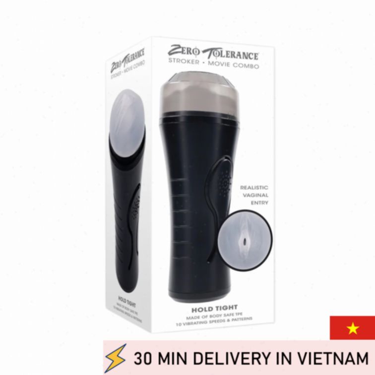 Hold Tight Stroker Vibrating Strong Grip Toy 