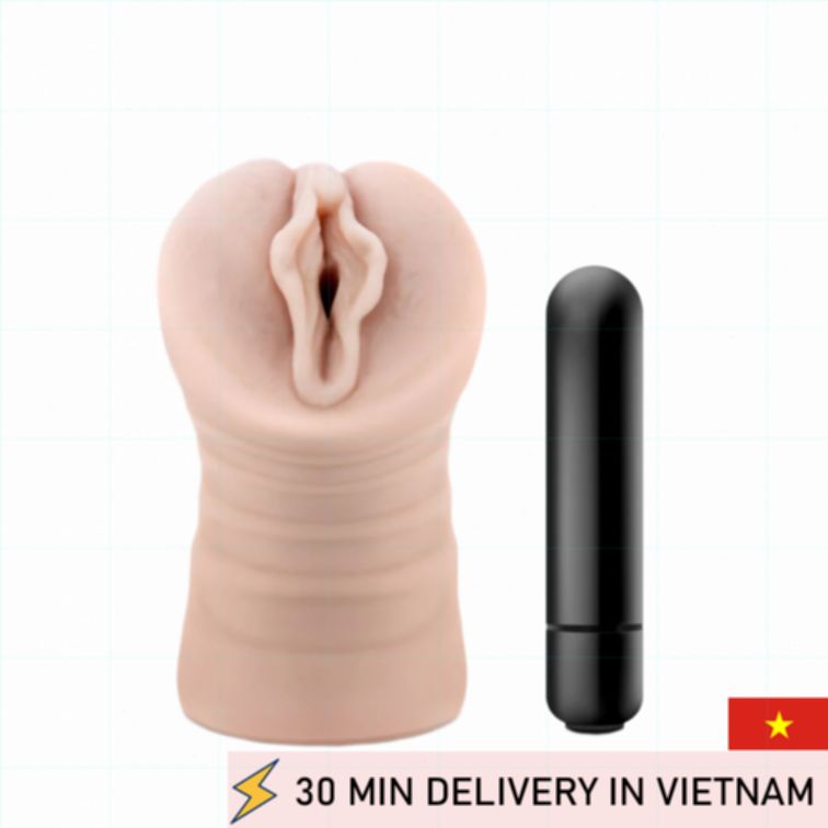 Vibrating Masturbator Soft Realistic Solo Pleasure 