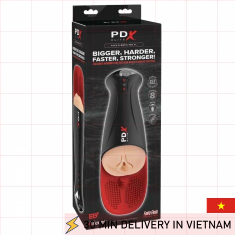 Auto Thrust Masturbator XL Realistic Vibrating Machine 