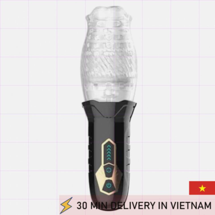 Rotating Masturbator Auto Spin Realistic Oral Feel 