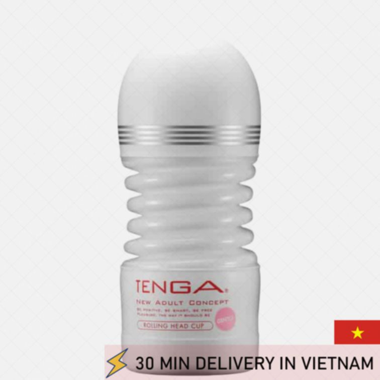 Soft Masturbator Cup Gentle Rolling Head Premium Feel 