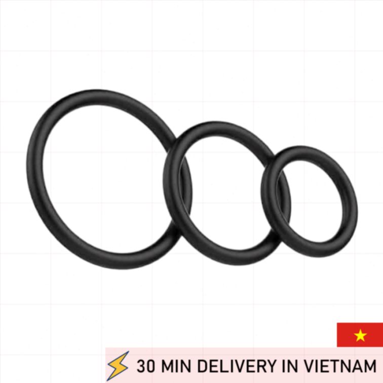 Cock Ring Set Ball Support Delay Pleasure Pack 