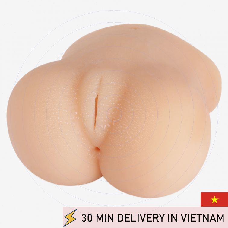 3D Ass Masturbator Soft TPE Real Texture 