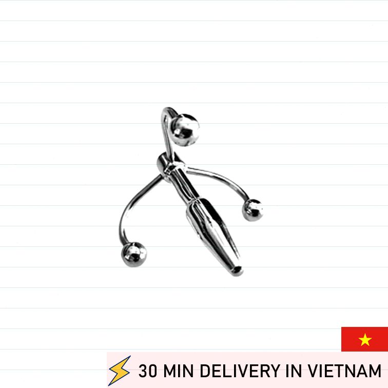 Penis Plug Crown Urethral Stimulator Metal 