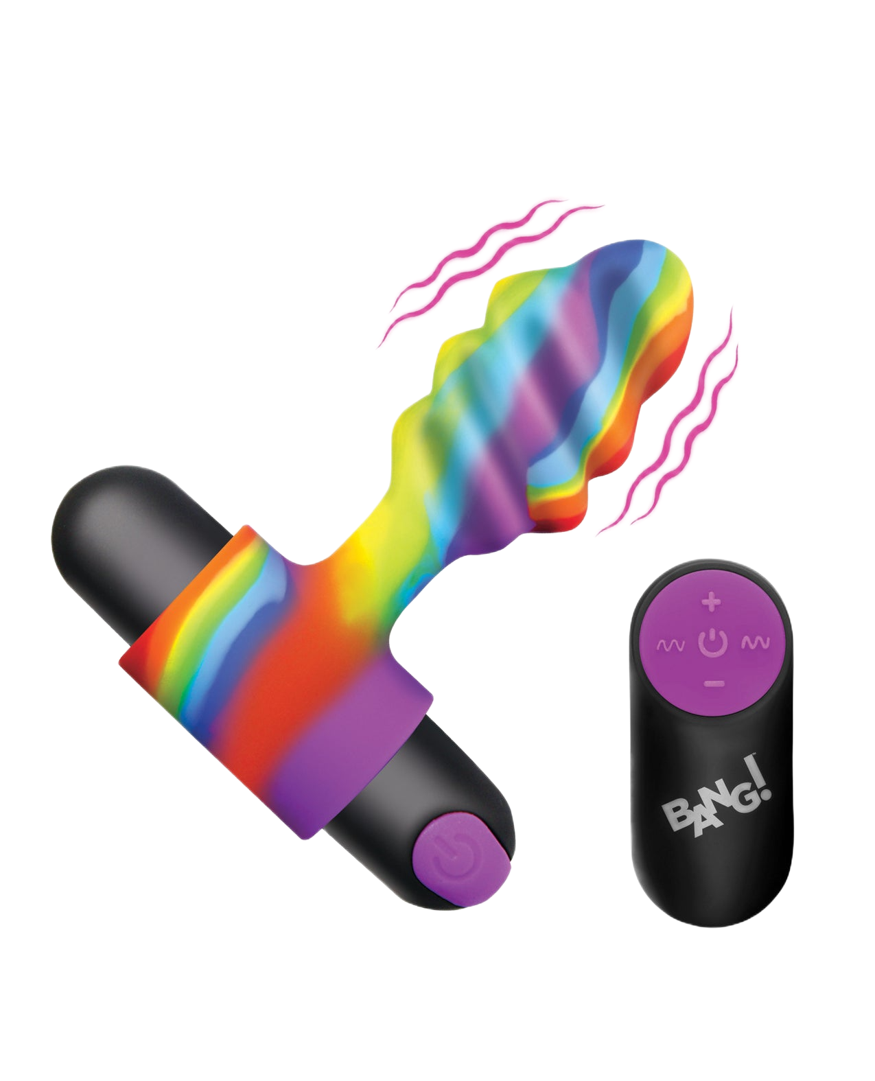  Bảng giá Bang! Nút Đít Cầu Vồng Rung Xoắn Ốc Siêu Màu Mè  chính hãng 