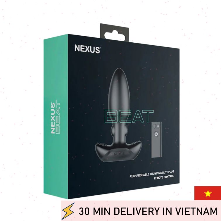 Thumping Butt Plug Strong Pulsing Deep Pleasure Toy 