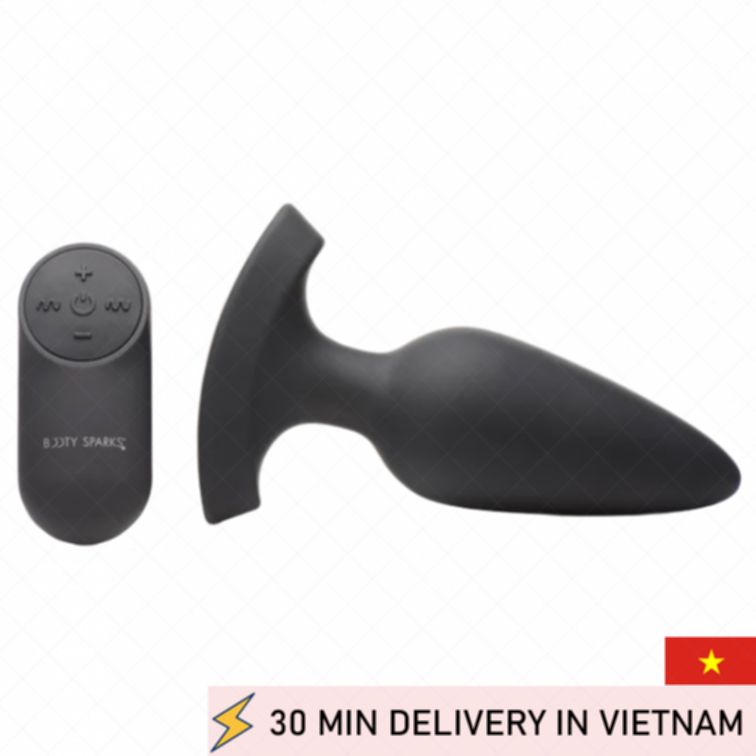 Heart Plug Laser Remote Vibrating Sparkle Play 