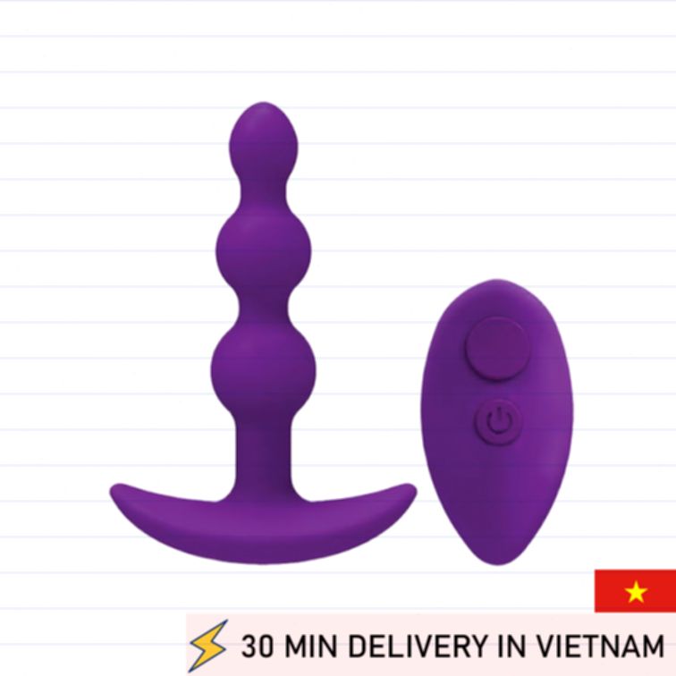 Beaded Anal Vibrator Progressive Pleasure Toy 