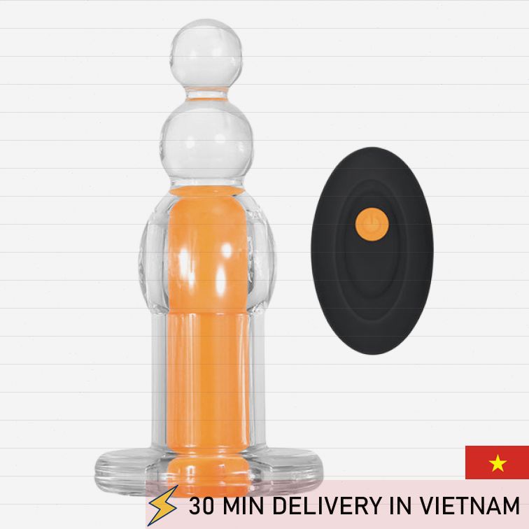 Remote Control Beads Vibrator Elegant Chain Design 
