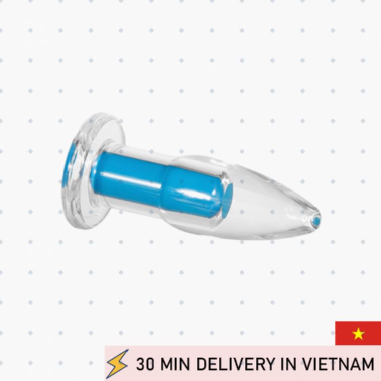 Remote Control Vibrator Electric Blue Sleek Design 