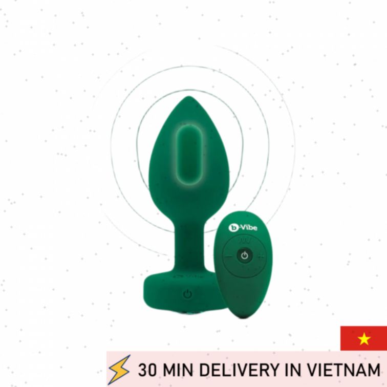 Remote Jewel Anal Plug Luxury Vibration 