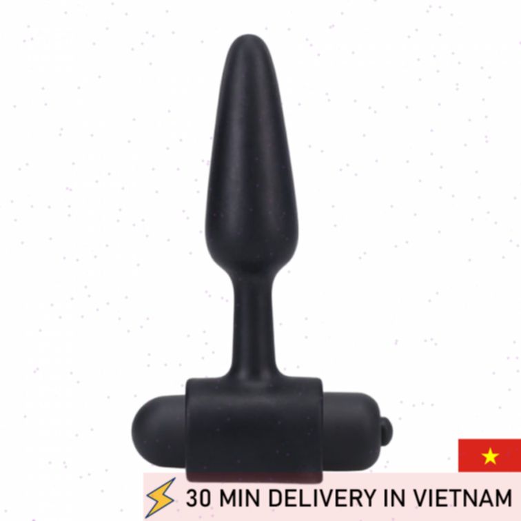 Beginner Vibrating Butt Plug Smooth Easy Insert Toy 