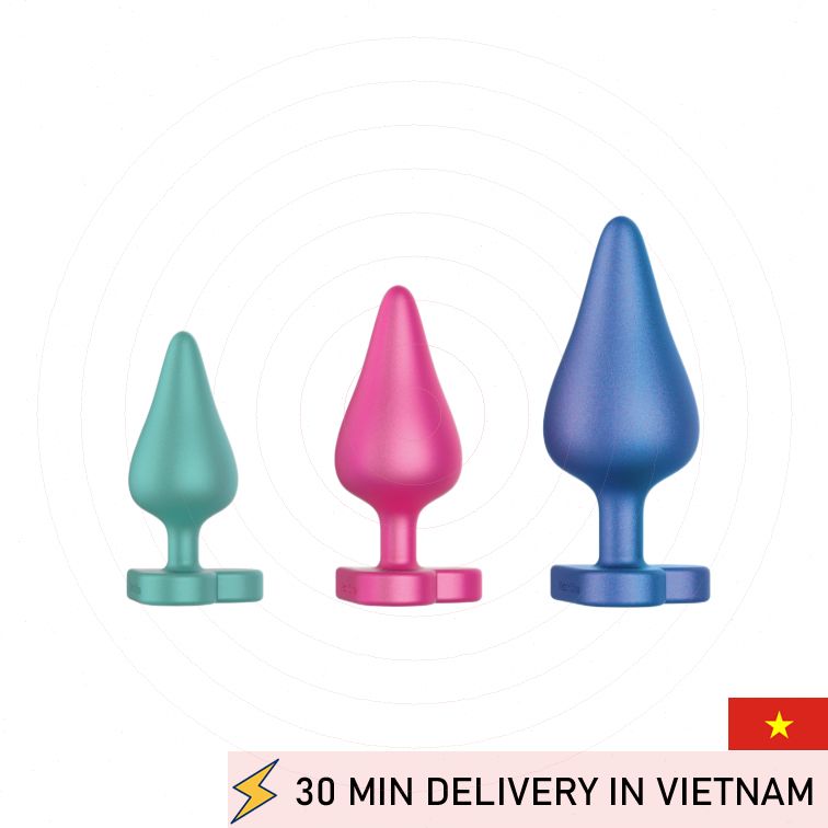 Romp Anal Kit Set Beginner Silicone Trainer 
