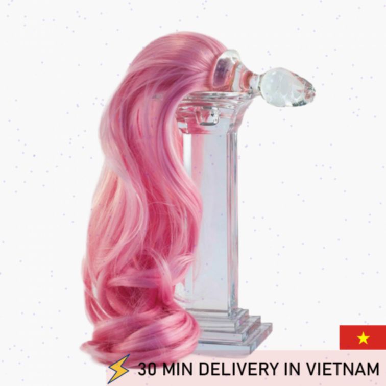 Glass Pony Tail Plug Fantasy Elegant Sensual Play 