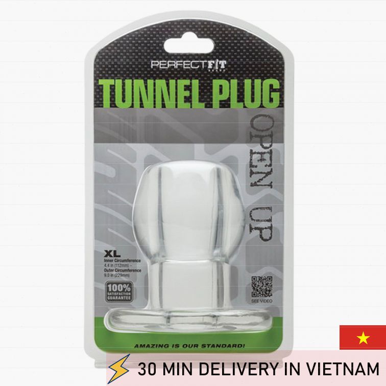 Clear Tunnel Anal Plug XL Stretch Teasing Pleasure 