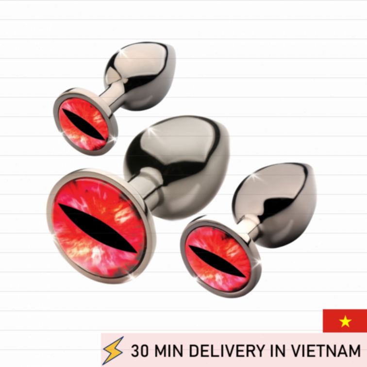 Mystic Anal Plug Set Sinister Eyes Intense Pleasure 