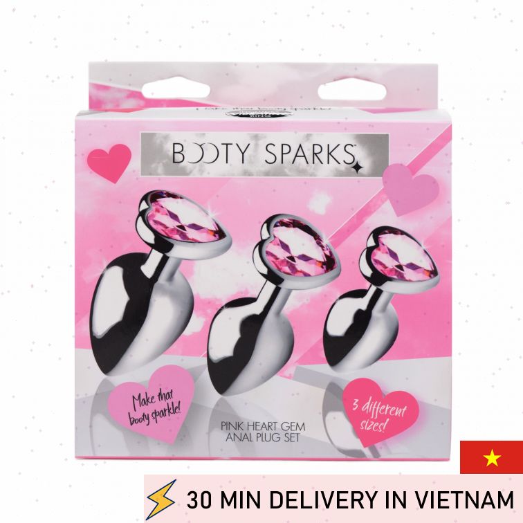 Gem Anal Plug Set Sparkling 3 Piece Kit 