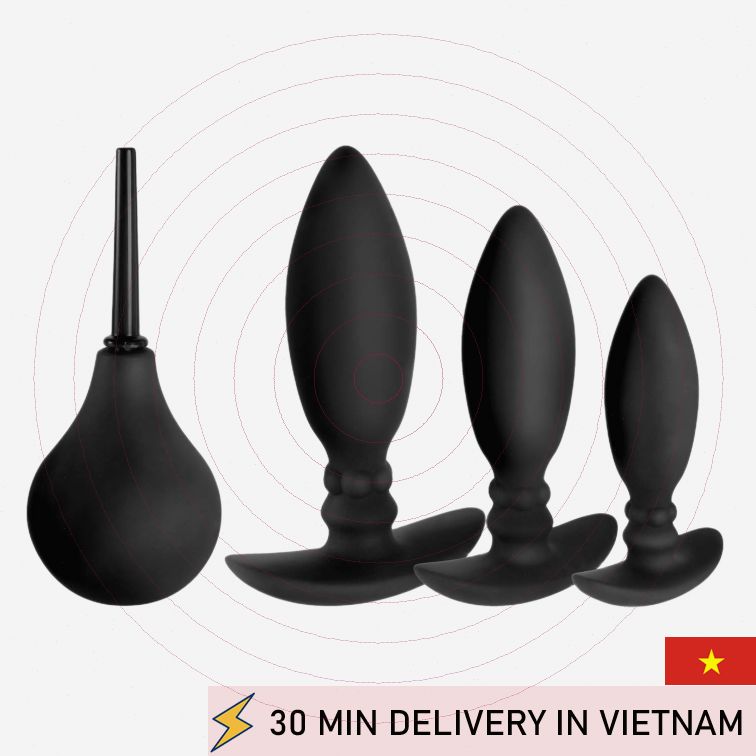 Anal Training Kit 3 Plug Set Beginner Friendly 