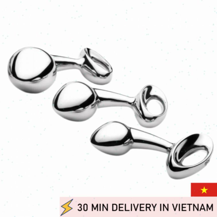 Stainless Steel Anal Plug Smooth Heavy Premium Feel 