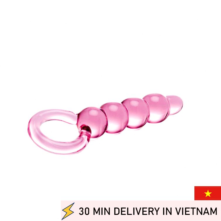 Glass Anal Beads Smooth Luxury Sensation 