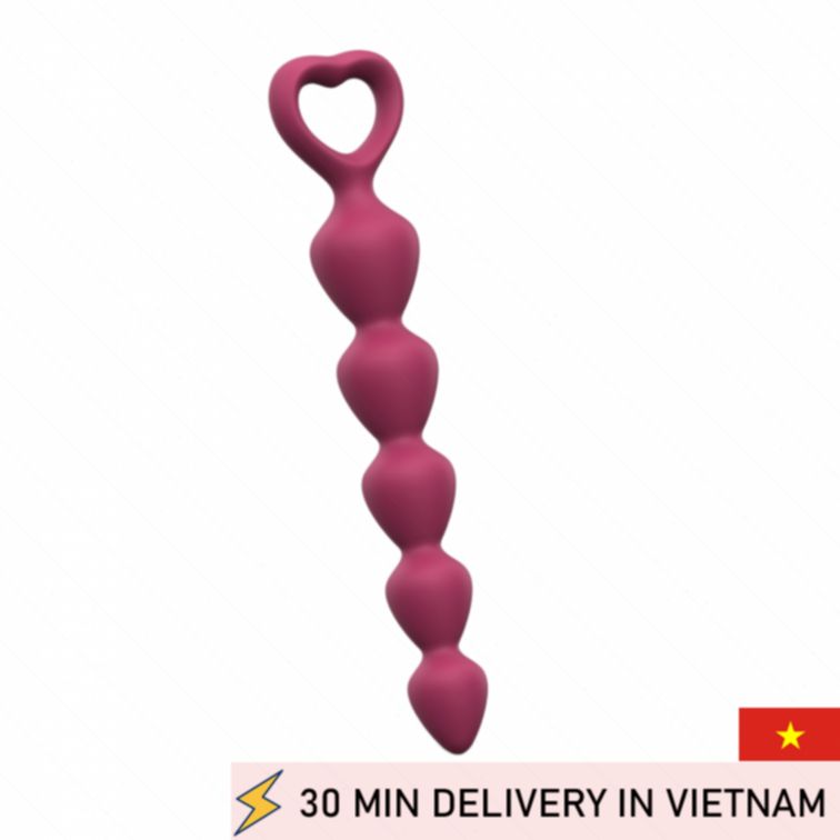 Anal Beads 7 Ball Silicone Flexible Pleasure Toy 